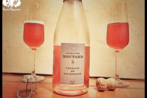 Domaine Moutard Crémant de Bourgogne Brut Rosé, Pink Sparkling Burgundy Wine