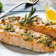 Roasted Herbed Salmon with Sauvignon Blanc