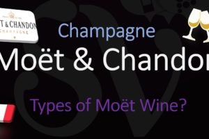 What are the different types of Moët champagne?